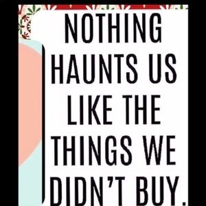 I accept reasonable offers.